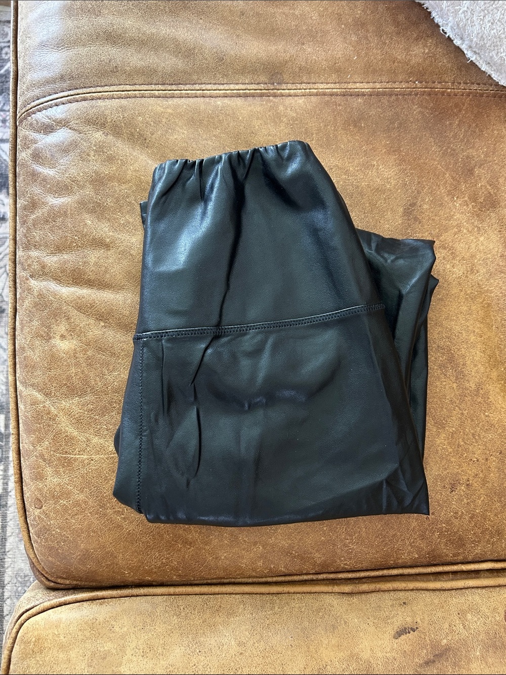 Wilfred Free Black Faux Leather Pants - Picture 2 of 2